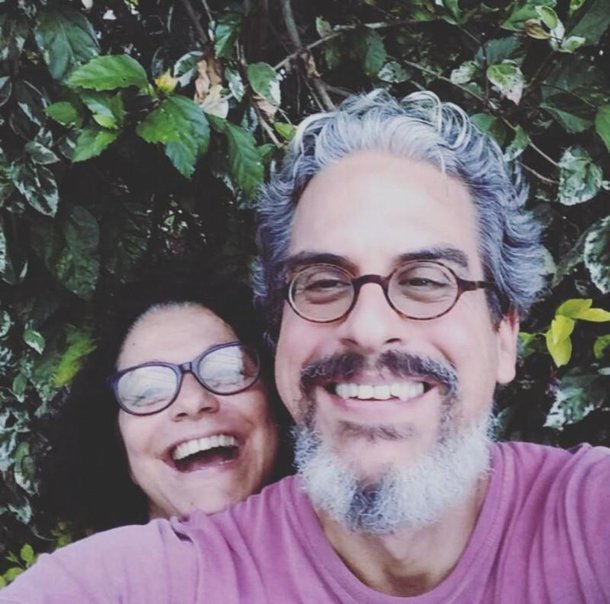 Leonice e Fernando. (Fonte: Instagram/@ninacoimbra)