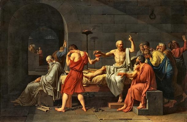 A morte de Sócrates. (Fonte: Gordon Johnson /Pixabay / Reprodução)