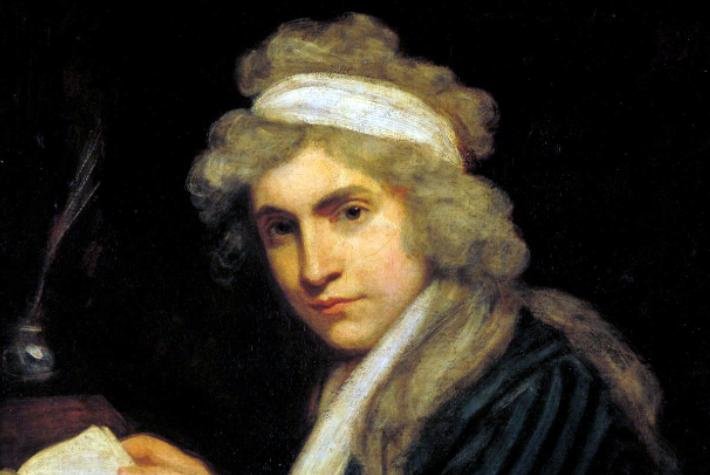 "Portrait of Mary Wollstonecraft", de John Opie. (Fonte: Wikimedia Commons)