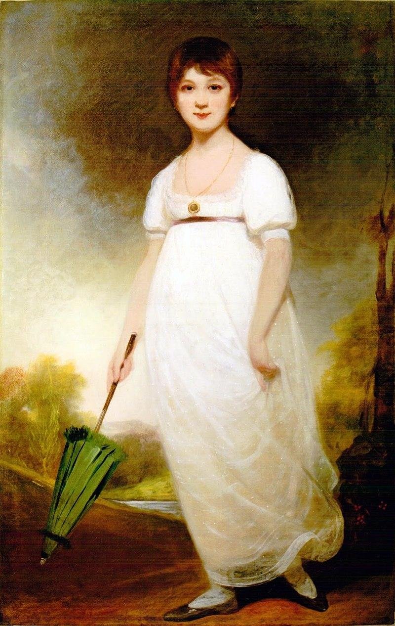 Retrato de Jane Austen na infância.