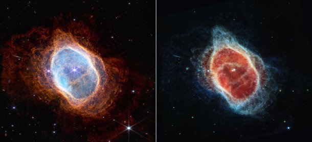 Nebulosa planetária do Anel Sul. (Fonte: NASA/Reprodução)