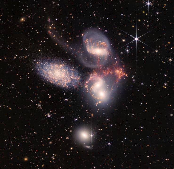 Stephan's Quintet. (Fonte: NASA/Reprodução)