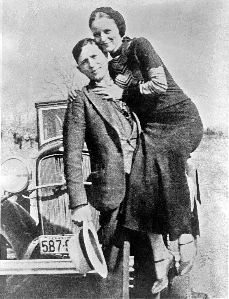 Bonnie e Clyde. (Fonte: Wikimedia/Reprodução)