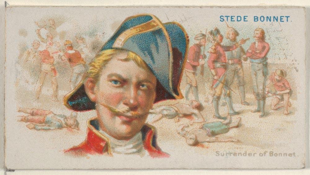 Pintura de Stede Bonnet, o Pirata Cavalheiro. (Fonte: The Metropolitan Museum of Art/Reprodução)