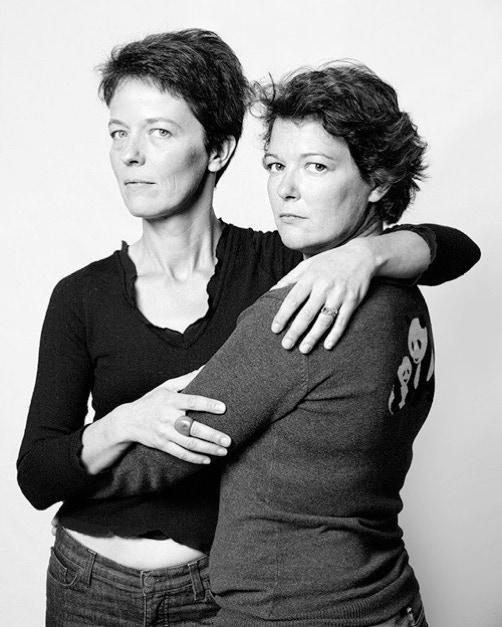 Uma das duplas de doppelgängers fotografadas por Brunelle. (Fonte: François Brunelle / Reprodução)