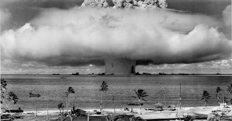 As Ilhas Marshall já foram local de testes de bombas nucleares (Fonte: Library of Congress/Wikimedia Commons)