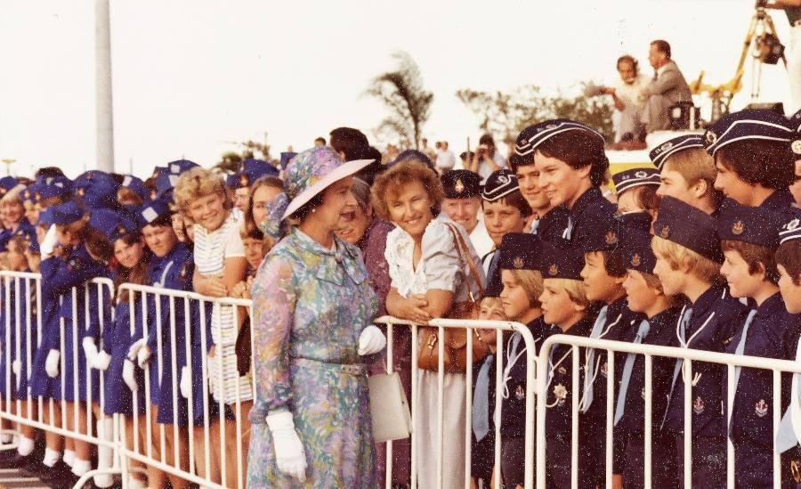 Elizabeth II em visita à Austrália, em outubro de 1982. (Fonte: Wikimedia Commons)