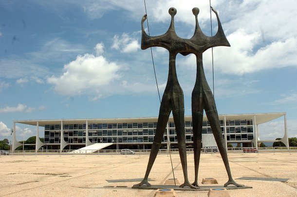 Praça dos Três Poderes, em Brasília. (Fonte: Governo do Distrito Federal/Reprodução)