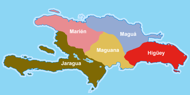 Anacaona se tornou cacique de Maguana e de Jaragua e foi vista como uma ameaça pelos espanhóis. (Fonte: Wikipedia)