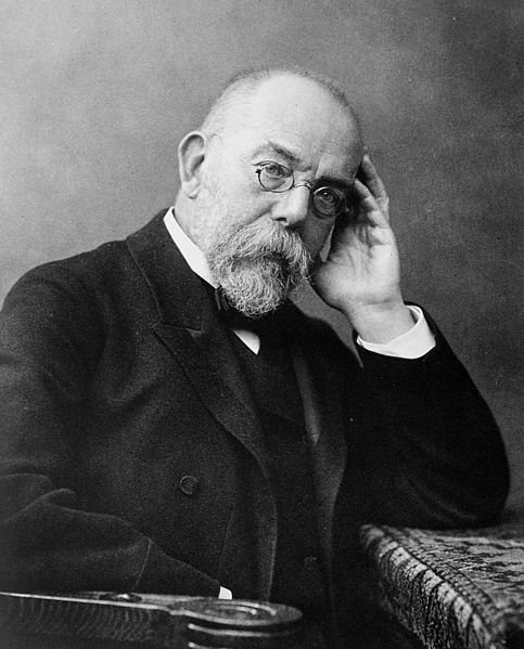 Robert Koch. (Fonte: Wikimedia Commons)