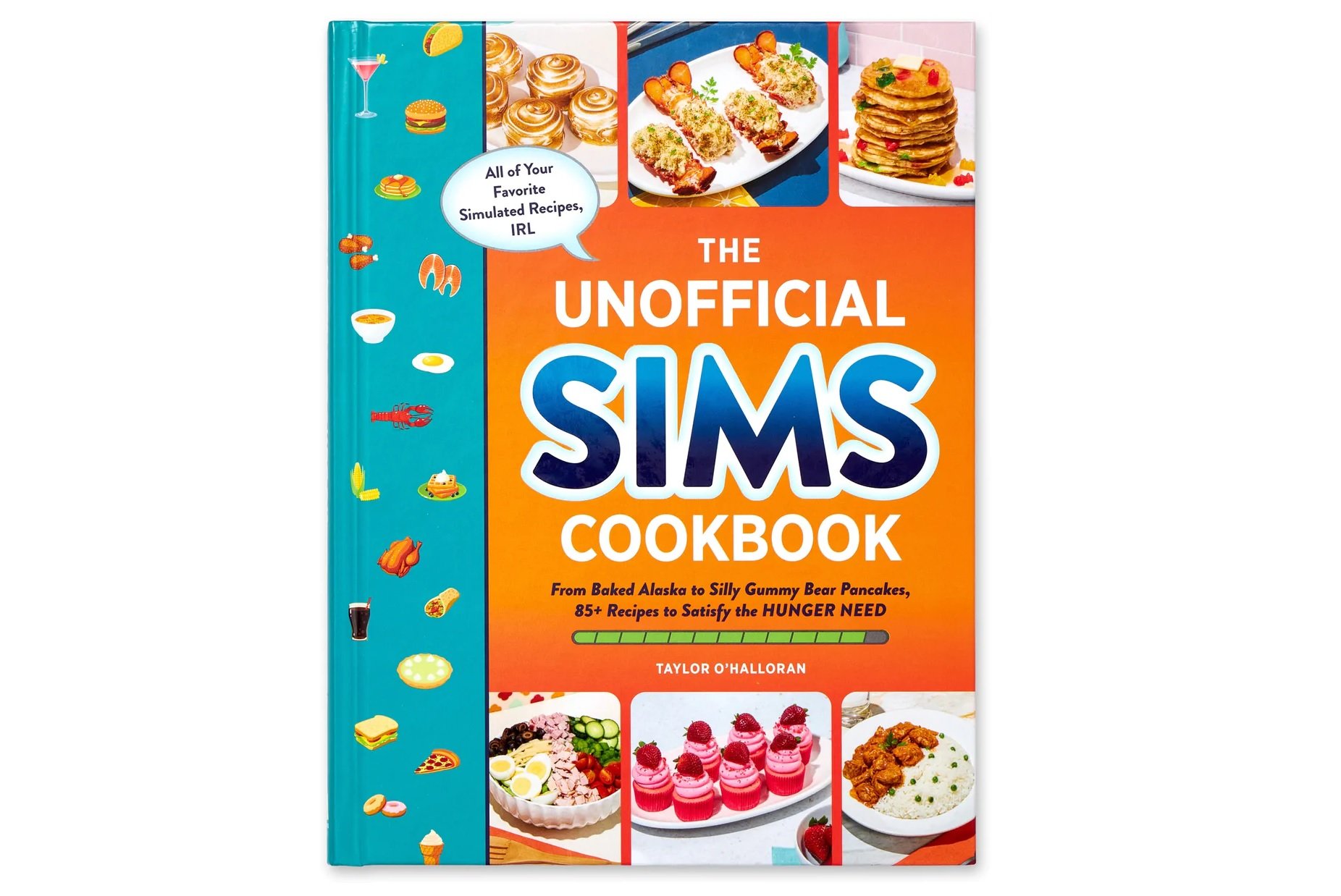 The Unofficial Sims Cookbook é um livro que traz receitas inspiradas no game The Sims