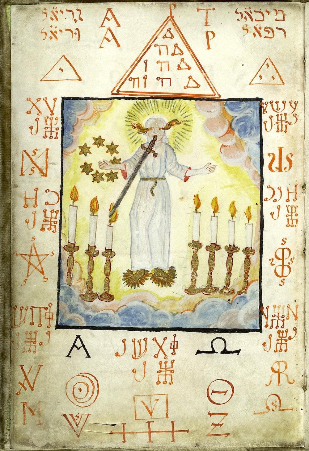 Ilustração pode ser representação de um arcanjo ou do próprio Cristo. (Fonte: Slate)