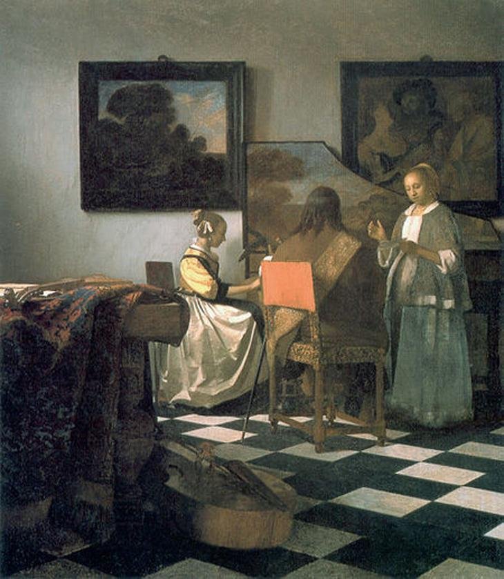 Obra de Vermeer roubada nos anos 1990. (Fonte: Art Ref)