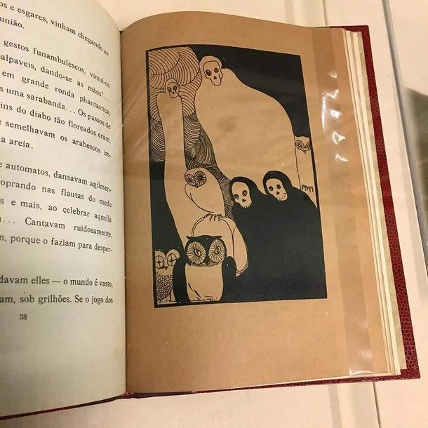 Ilustração do livro “Balada do enforcado”, de Oscar Wilde. (Fonte: durrval/Instagram)