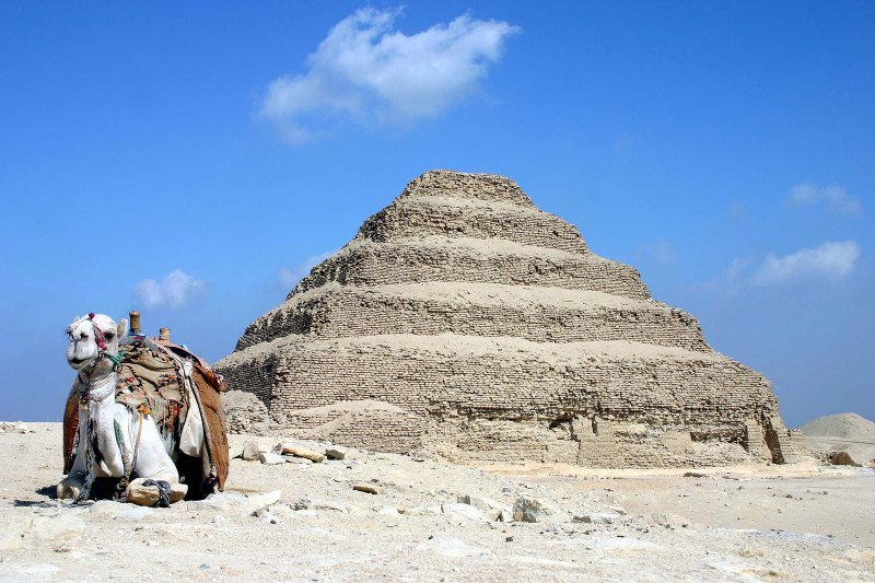 Pirâmide de degraus de Djoser. (Fonte: Wikimedia Commons)