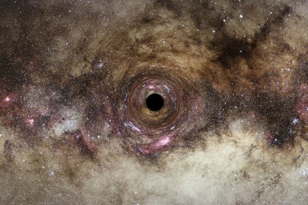 An optical illusion reveals a black hole 30 billion times more massive than the sun