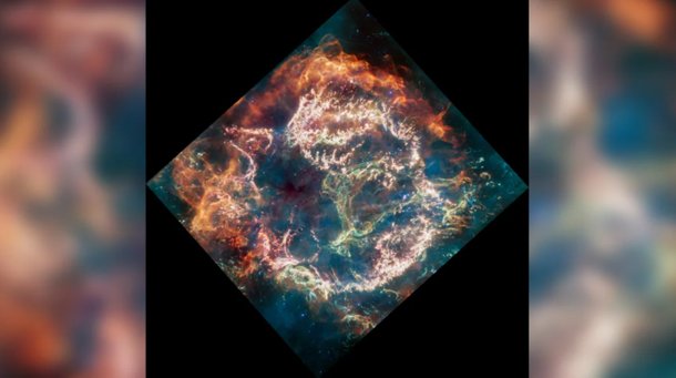 (Fonte: NASA/ESA/CSA/D. D. Milisavljevic/T. Temim/I. De Looze/Reprodução)