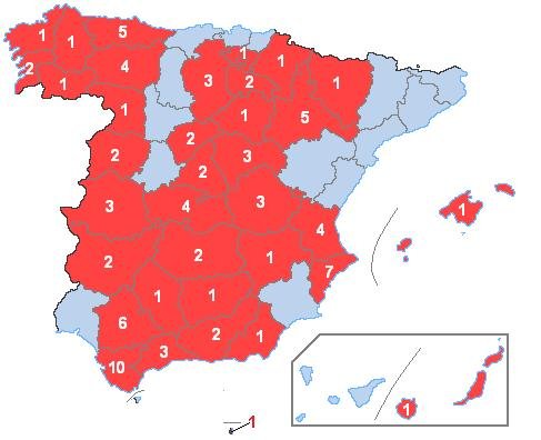 Os touros Osborne estão em quase todo território espanhol. (Fonte: Wikimedia/Armillero/Reprodução)