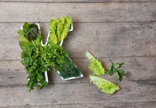 A vitamina K pode ser encontrada em folhas verdes, como acelga e espinafre (Fonte: GettyImages)