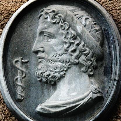Hipócrates, considerado o "pai da medicina". Fonte: Getty Images