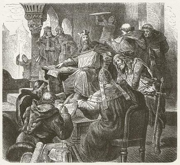 Carlos Magno é o responsável pela destruição da cidade de O Anel. (Fonte: GettyImages / Reprodução)