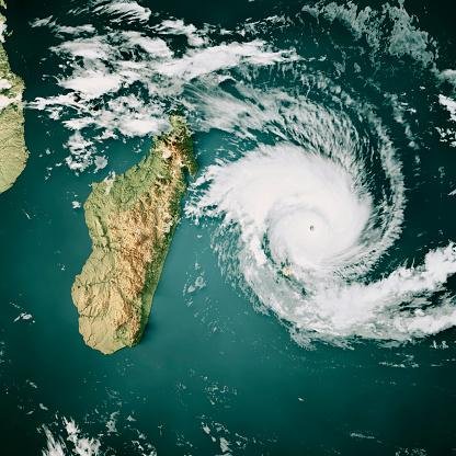 Os ciclones são cada vez mais recorrentes na ilha. (Fonte: GettyImages / Reprodução)