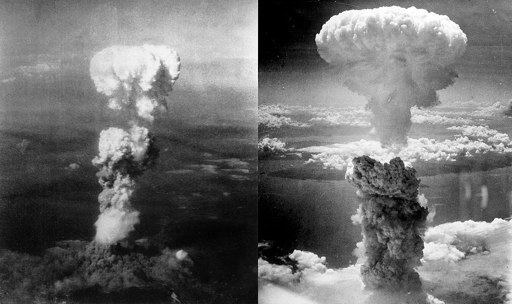 Explosões atômicas em Hiroshima e Nagasaki. (Foto: Wikimedia Commons)