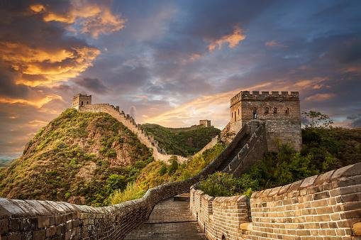 Uma das partes mais conservadas (e visitadas) da Grande Muralha. (Fonte: Getty Images)