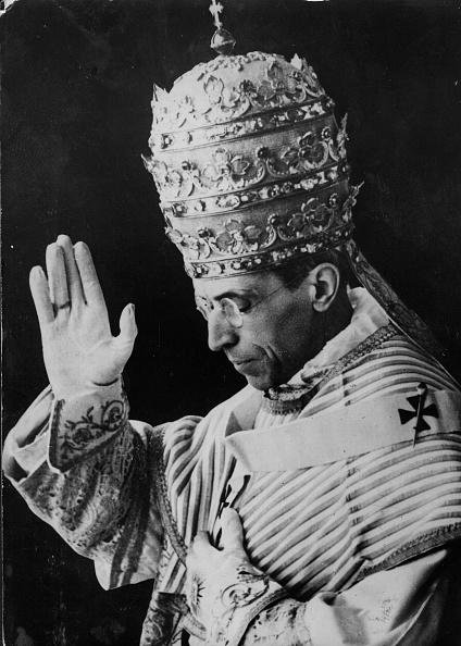 Pio XII, papa entre 1939 e 1958. (Fonte: Wikimedia Commons)