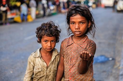 Crianças em situação de pobreza