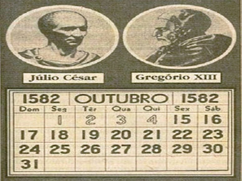 Mudança do calendário juliano para o gregoriano