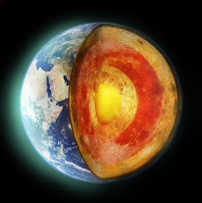 As placas tectônicas se relacionam com a litosfera, a camada mais externa da Terra. (Fonte: Getty Images)