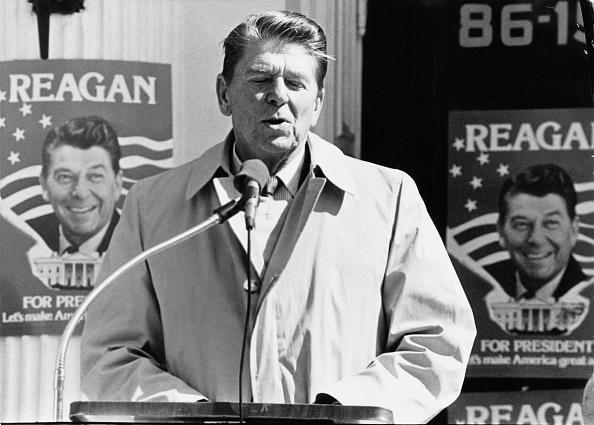 Ronald Reagan. (Fonte: GettyImages/Reprodução)