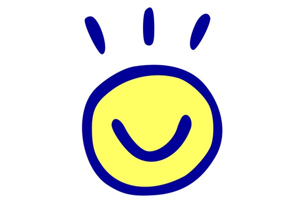 Símbolo associado à toki pona. (Fonte: Wikimedia Commons)