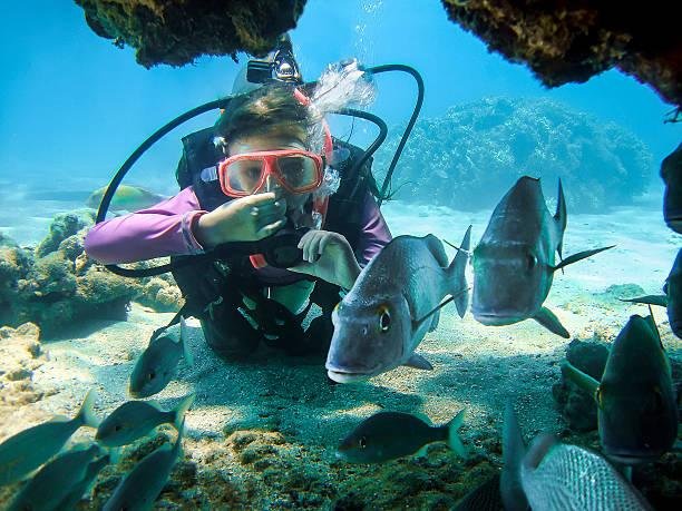 Mergulhadores atravessam o mar muito mais devagar do que mostram os filmes. (Fonte: Getty Images)