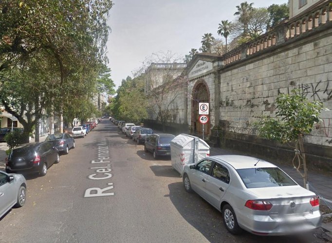 A Rua do Arvoredo se localizava no centro histórico de Porto Alegre. (Fonte: Google / Reprodução)