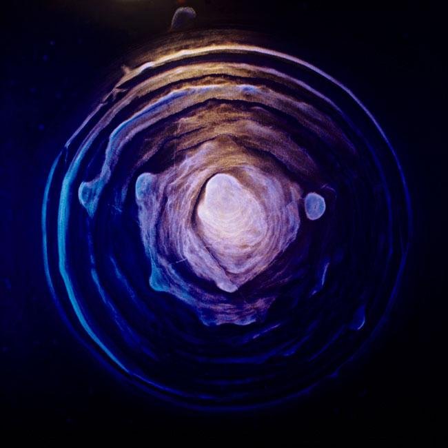 Fotografias transformam restos de whisky em paisagens alienígenas