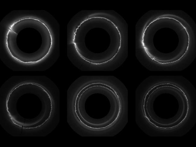 Sonda espacial registra objetos perfurando os anéis de Saturno