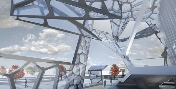 China terá edifício 'Transformer' que imita águia e sapo
