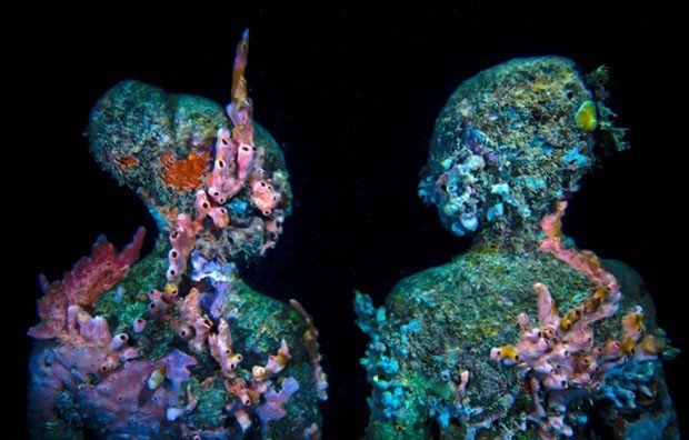 Arte subaquática: mar do Caribe abriga mais de 400 estátuas