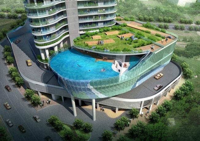 Que tal uma piscina na varanda do seu apartamento?