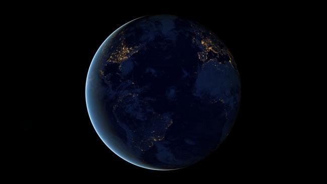 NASA captura imagens deslumbrantes da Terra à noite