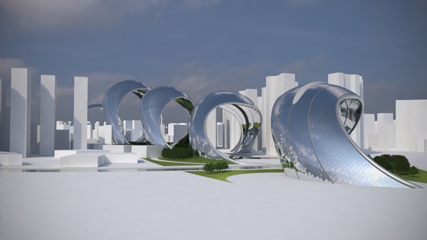 Conheça o projeto impressionante de um prédio em forma de espiral