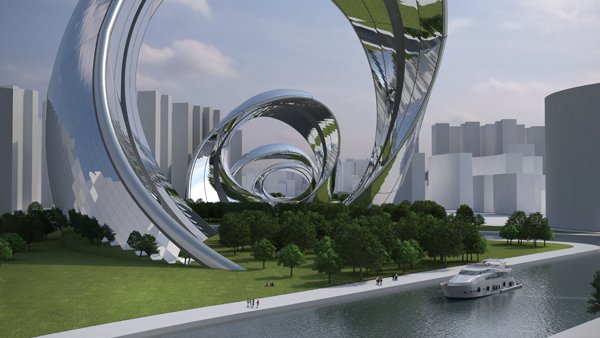 Conheça o projeto impressionante de um prédio em forma de espiral