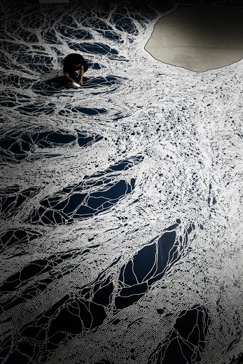 Labirintos de sal: artista cria obras incríveis com as próprias mãos