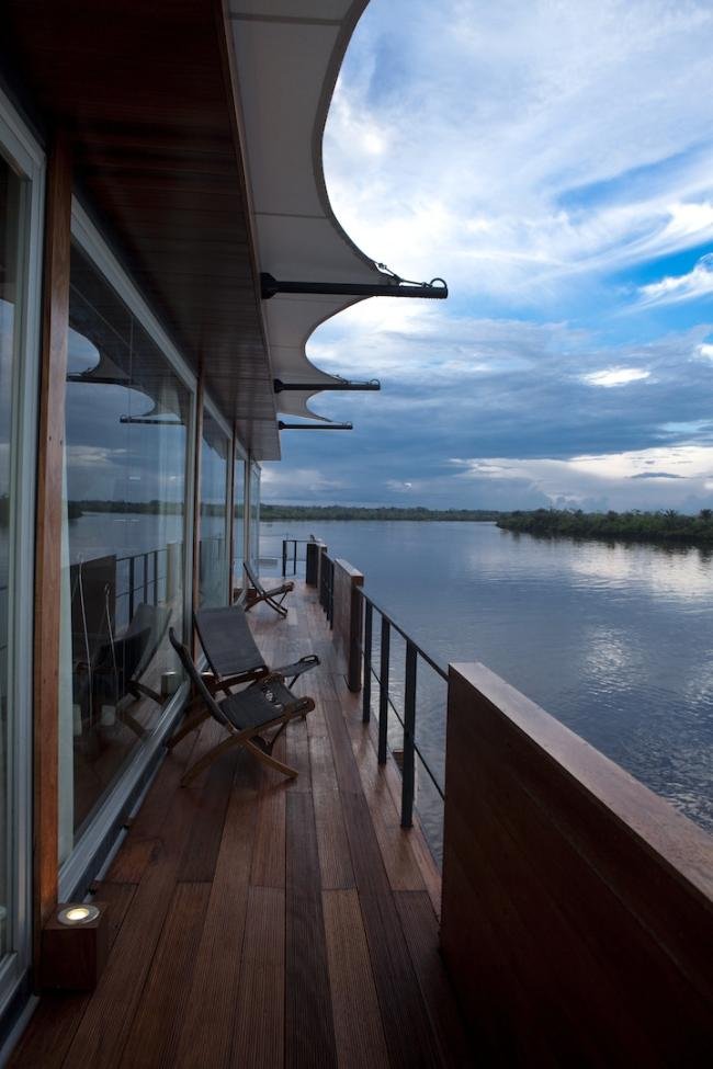 Hotel flutuante leva você a um luxuoso passeio pelo Amazonas