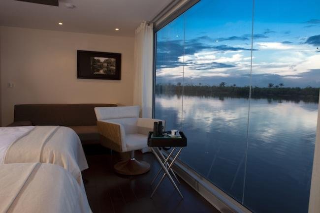 Hotel flutuante leva você a um luxuoso passeio pelo Amazonas