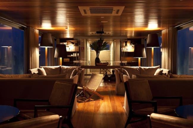 Hotel flutuante leva você a um luxuoso passeio pelo Amazonas