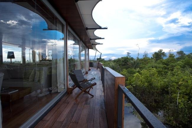 Hotel flutuante leva você a um luxuoso passeio pelo Amazonas