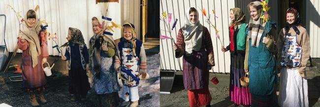 Fotógrafa finlandesa recria suas fotos de infância depois de adulta
